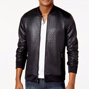 INC International Concepts | Basket-Weave Bomber